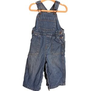 Genuine Kids from OshKosh Denim Overalls Blue Size 18 Months